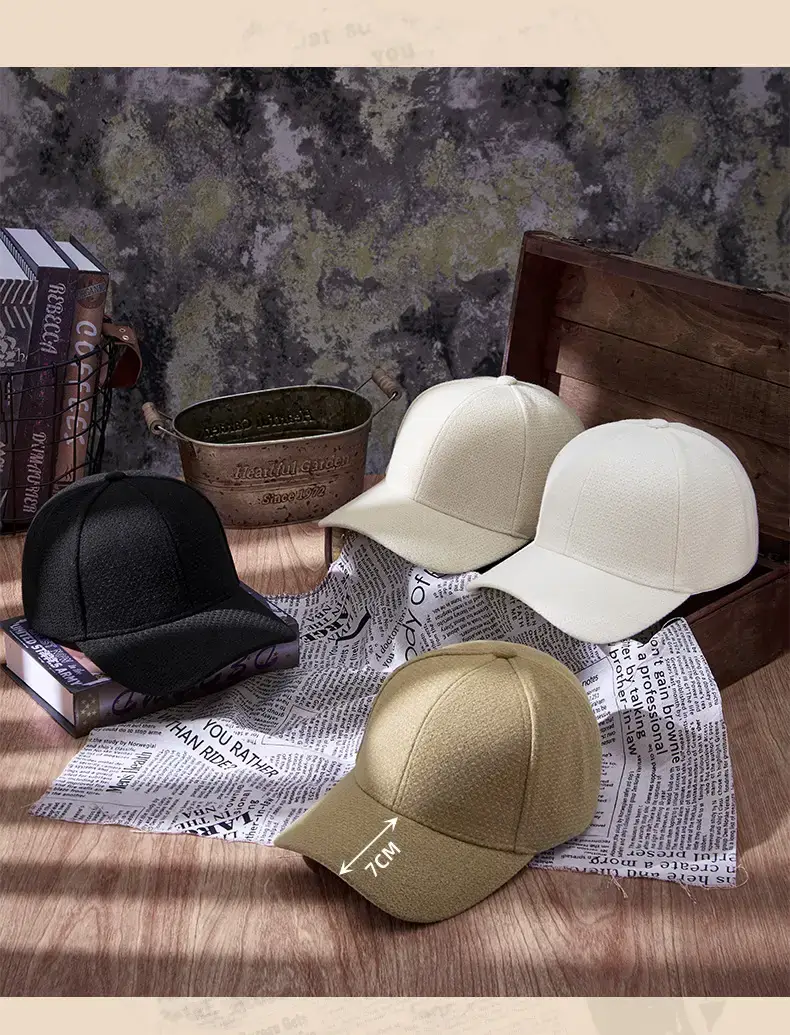 Beige Unisex Baseball Cap Warm Sun Protection — feature 11