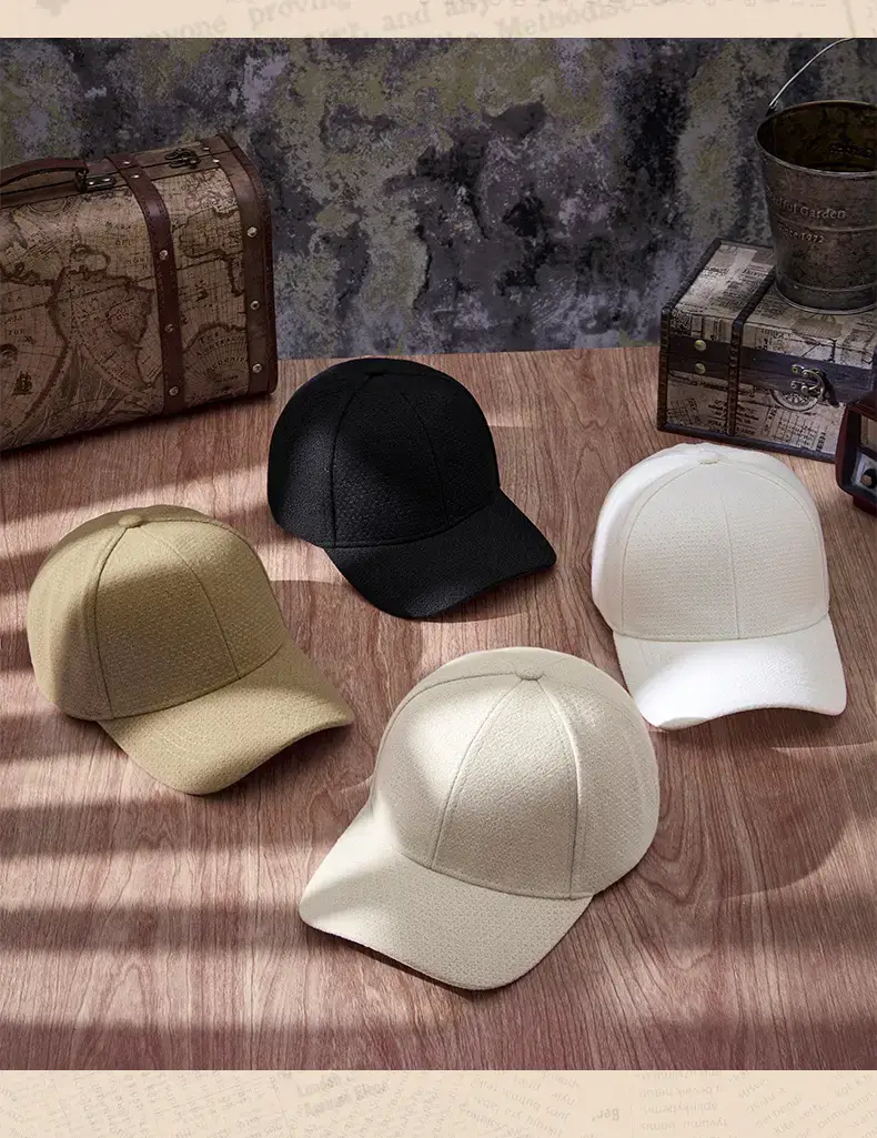 Beige Unisex Baseball Cap Warm Sun Protection — feature 16