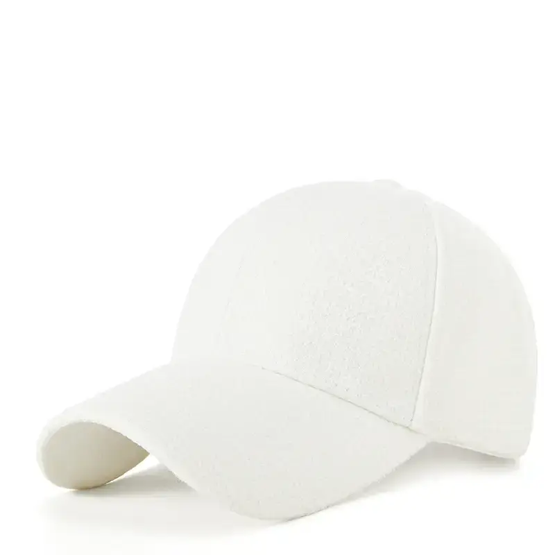 Beige Unisex Baseball Cap Warm Sun Protection