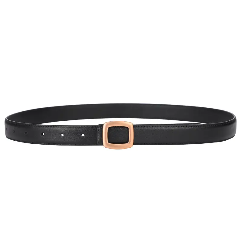 Women's Leather Belt Matte Alloy Business Decorative Belt - Image 18