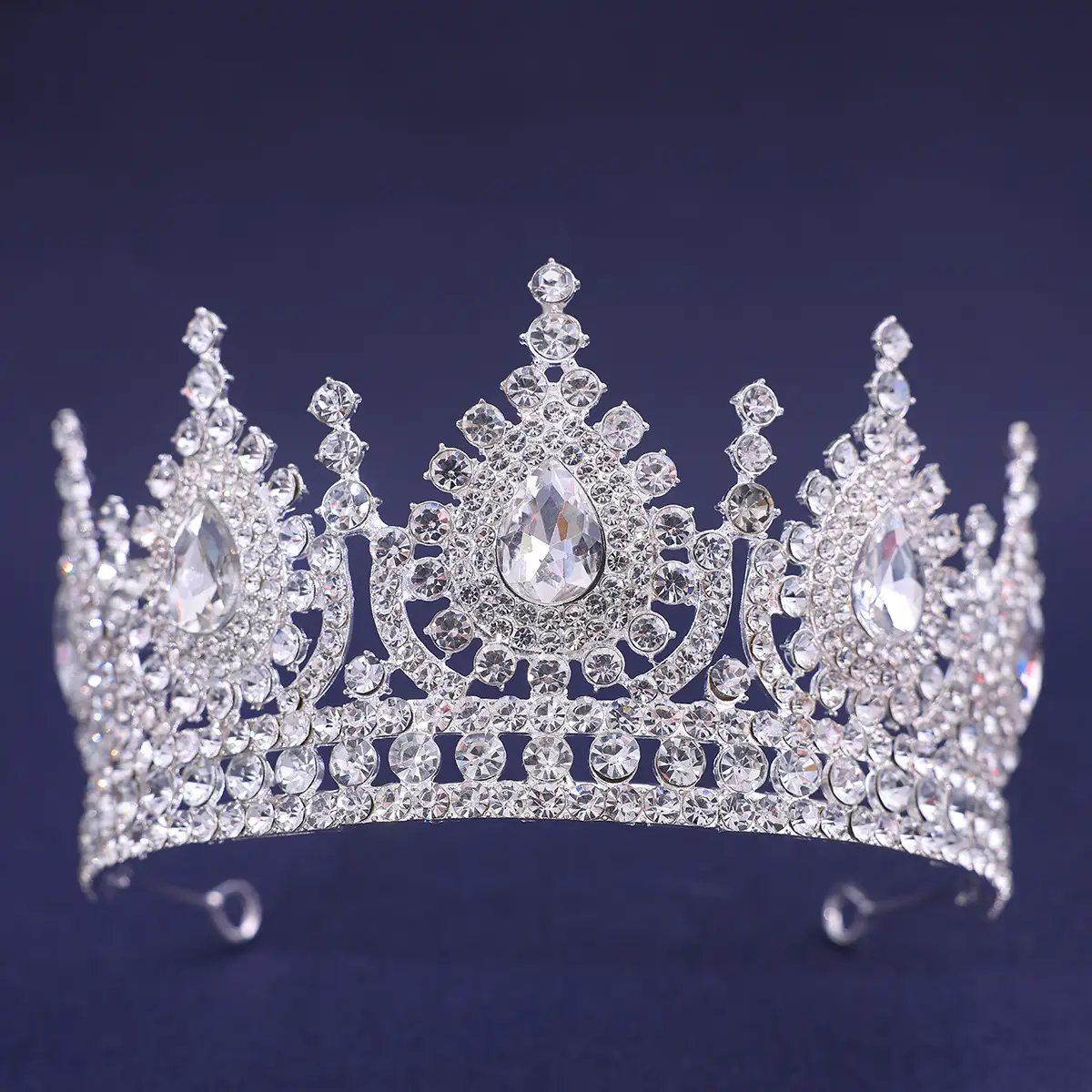 European Rhinestone Crown for Bridal Hair Accessories - Image 2