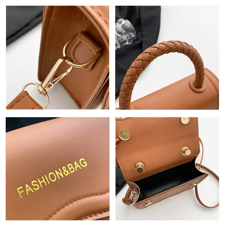 Women's White Wavy Shoulder Messenger Bag 2023 — feature 8