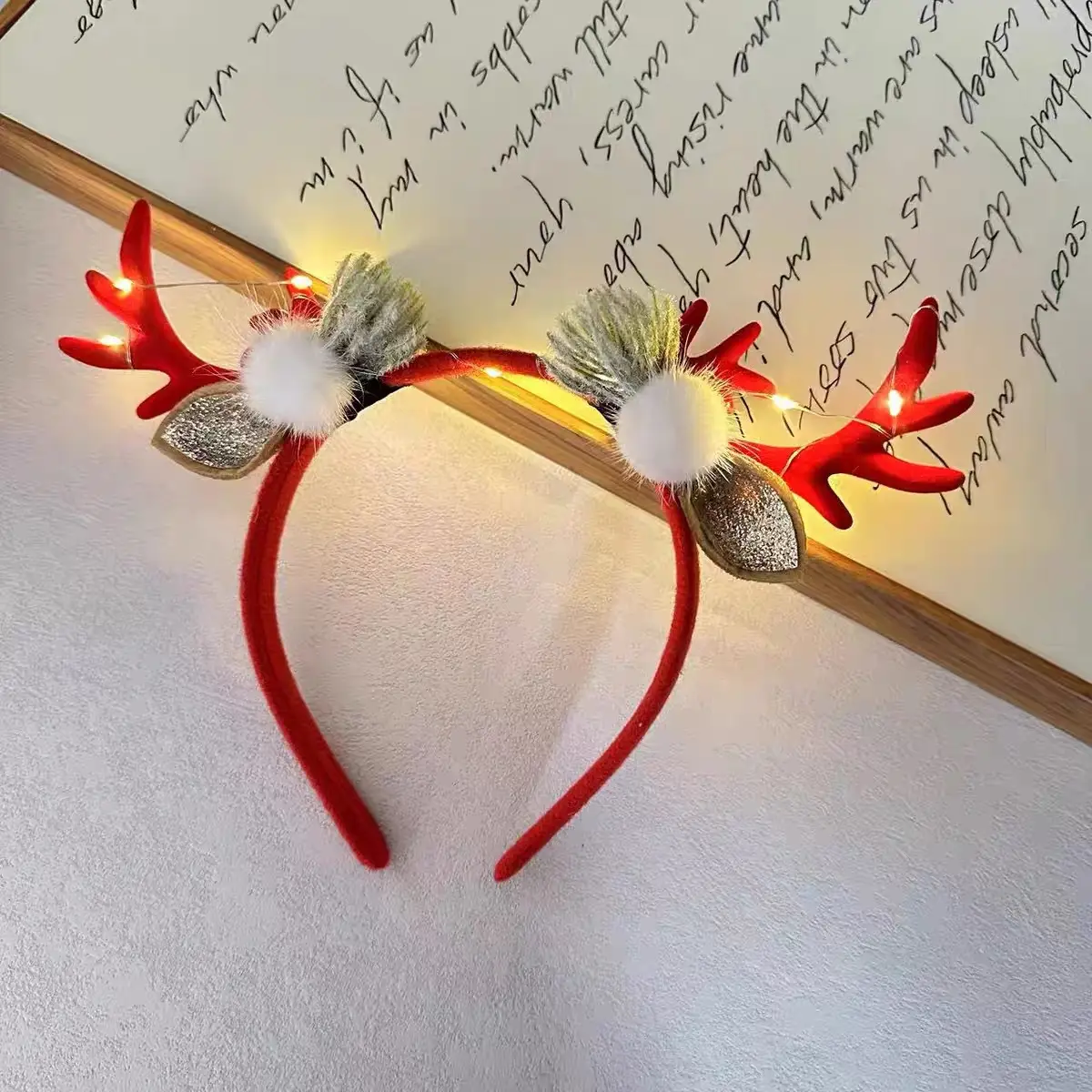Christmas Deer Antler Headbands for Kids - Image 5