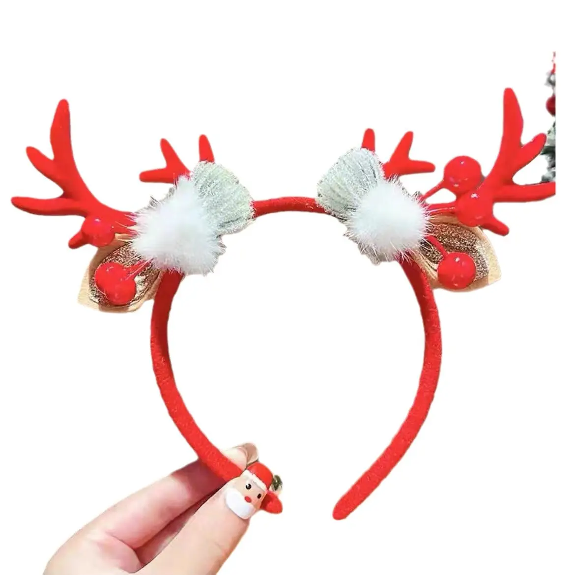 Christmas Deer Antler Headbands for Kids - Image 6