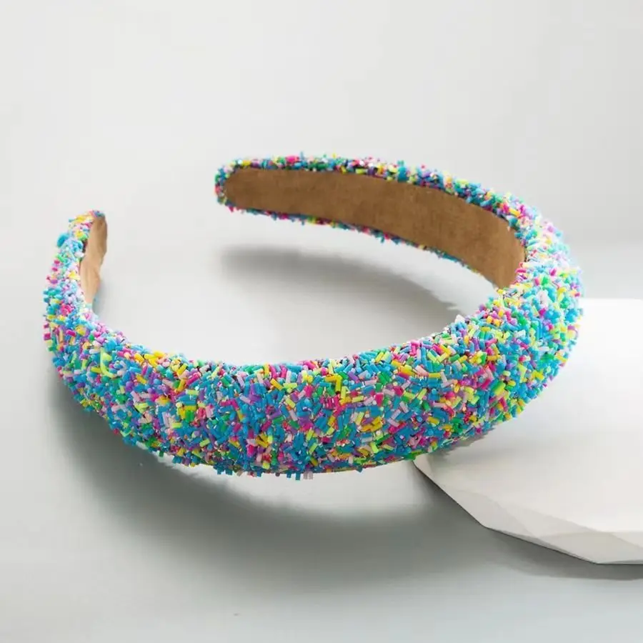 Blue Fleece Fitted Headband for Girls - Image 14