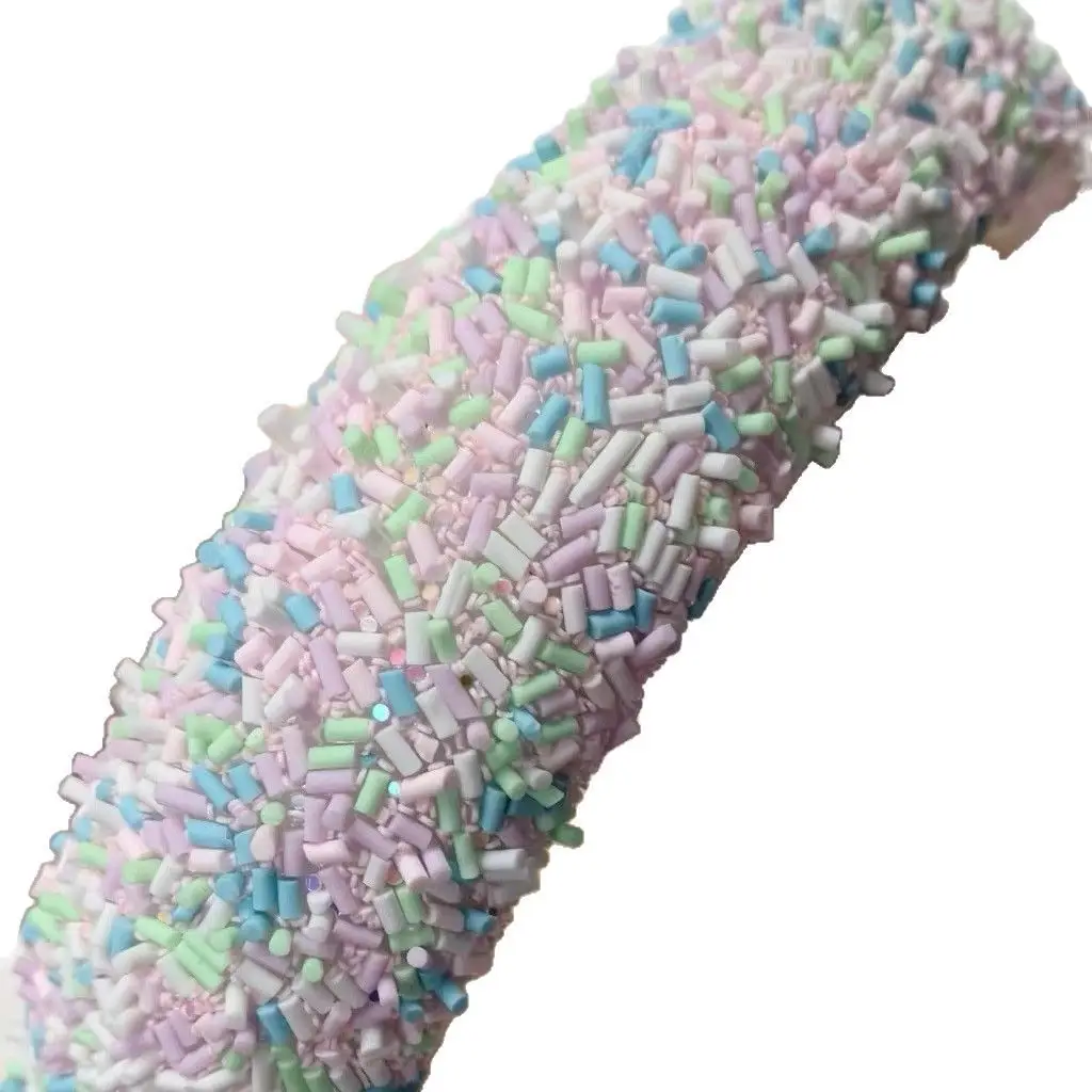 Blue Fleece Fitted Headband for Girls — feature 4