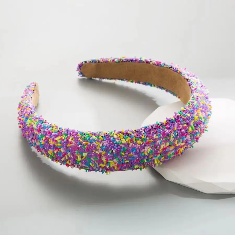 Blue Fleece Fitted Headband for Girls — feature 5