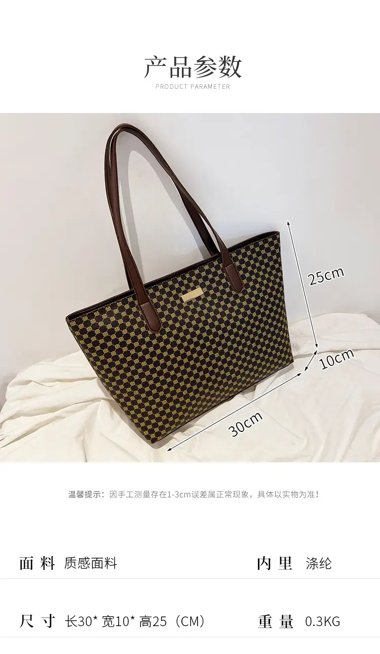 Pink Printed Women's Tote Bag with Leather Handles — feature 5