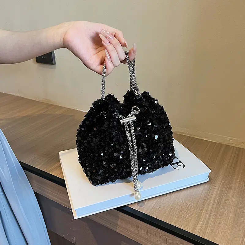Sequins Personalized Bucket Bag for Women 2023 - Image 4
