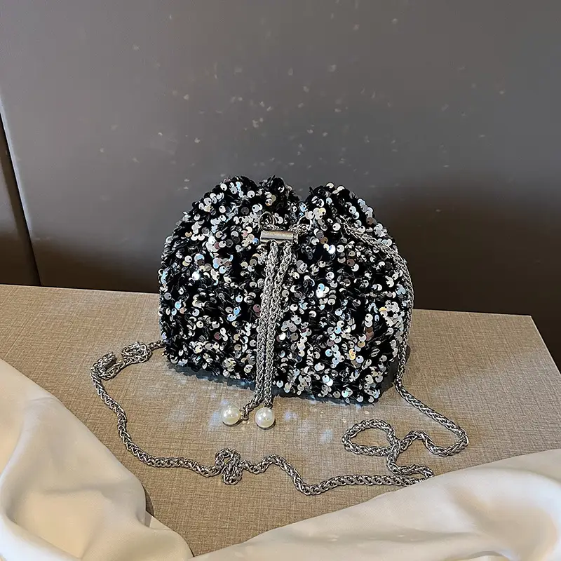 Sequins Personalized Bucket Bag for Women 2023 - Image 6