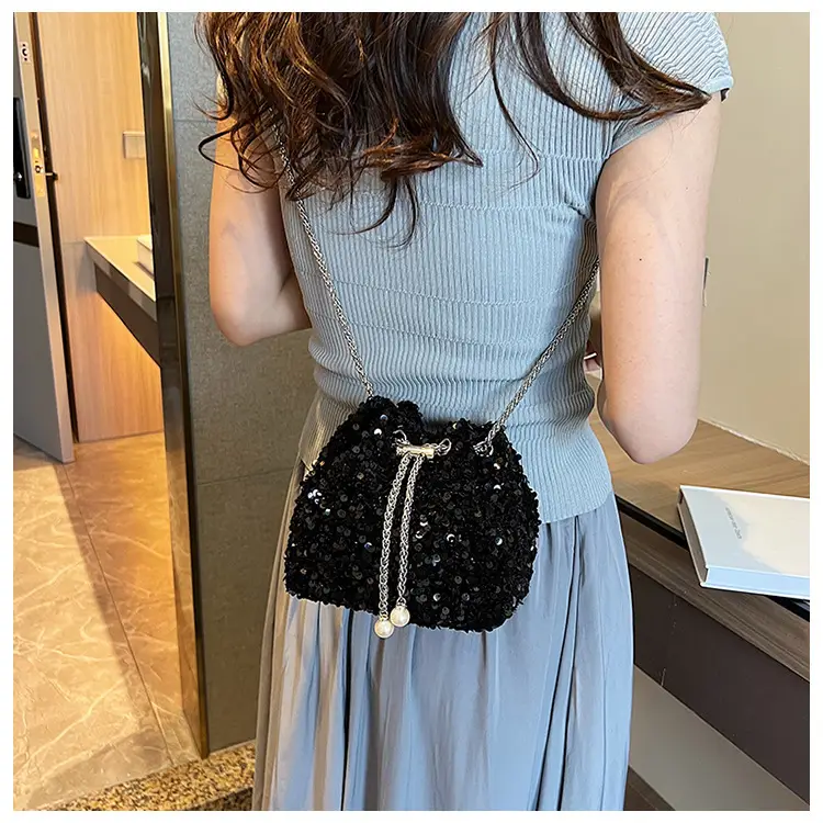 Sequins Personalized Bucket Bag for Women 2023 — feature 14