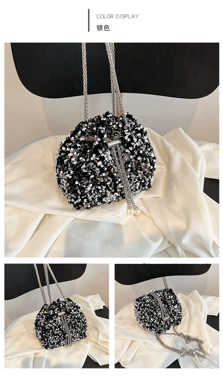 Sequins Personalized Bucket Bag for Women 2023 — feature 20