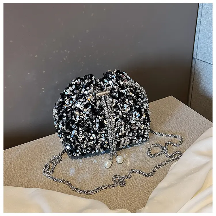 Sequins Personalized Bucket Bag for Women 2023 — feature 22