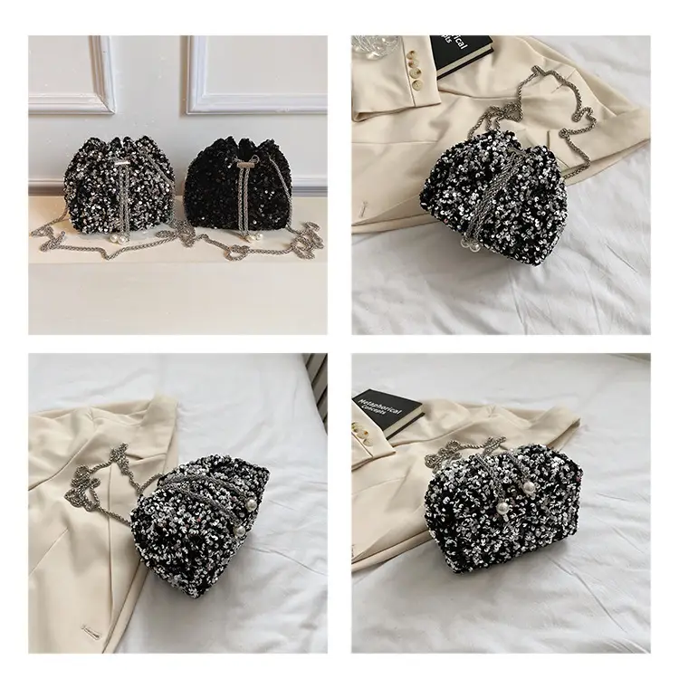 Sequins Personalized Bucket Bag for Women 2023 — feature 6