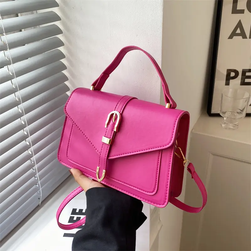 Black Korean Style Satchel Crossbody Bag for Women - Image 8