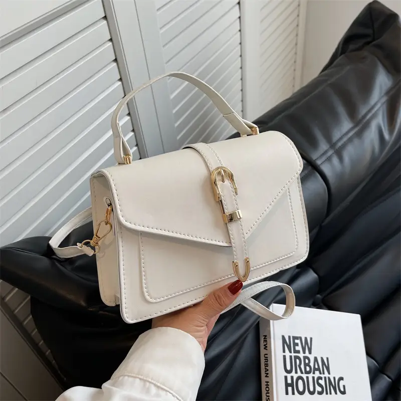 Black Korean Style Satchel Crossbody Bag for Women - Image 9