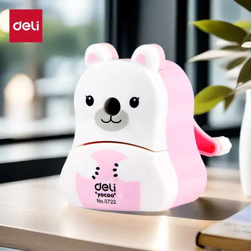 Efficient Pencil Sharpener with Automatic Lead Feed, Adjustable Thickness, and Non-Breaking Lead Design for Children and Students, Manual Pencil Sharpener