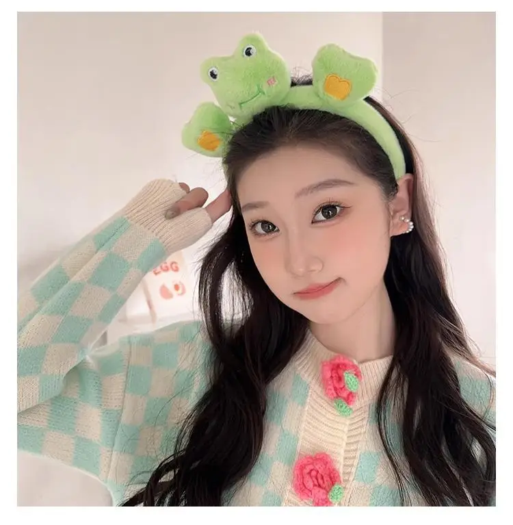 Cute Rabbit Face Wash Headband for Girls — feature 4