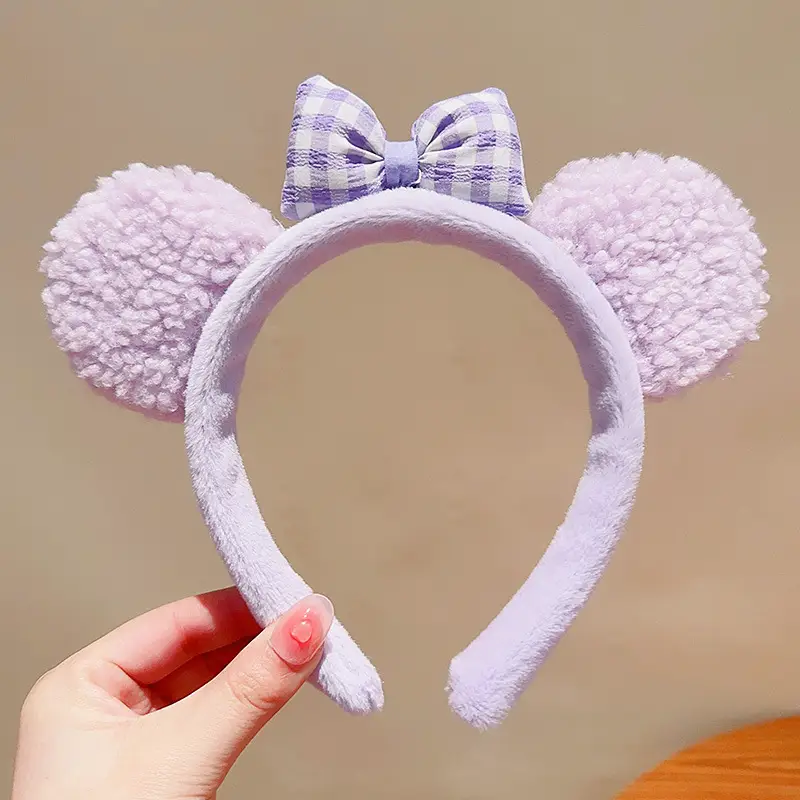 Cute Rabbit Face Wash Headband for Girls - Image 11