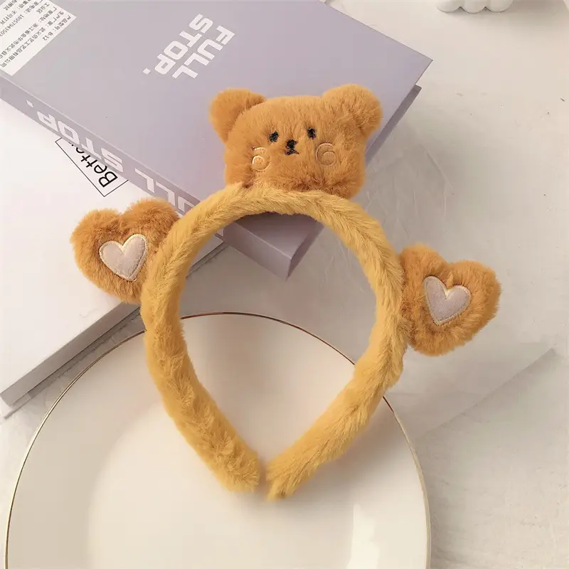 Cute Rabbit Face Wash Headband for Girls - Image 15