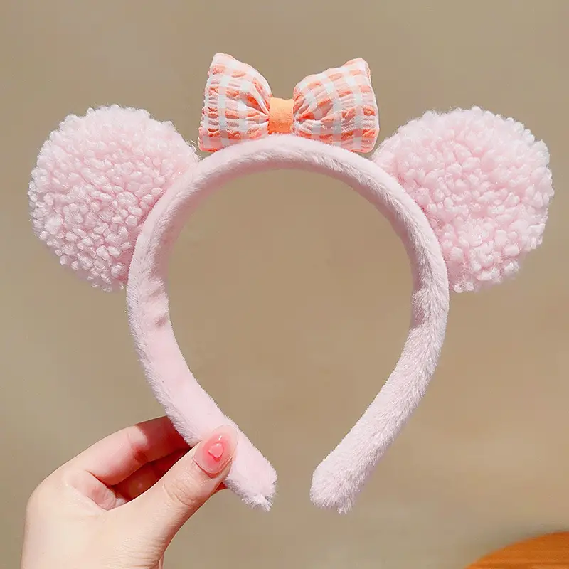 Cute Rabbit Face Wash Headband for Girls - Image 9