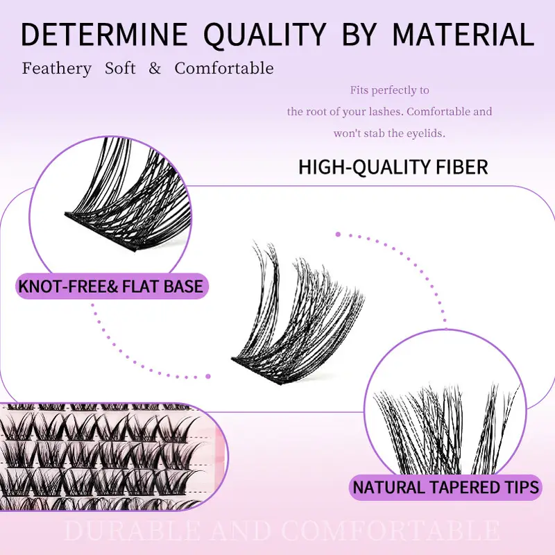 False Eyelashes Set Thick European American Middle Eastern - Image 5