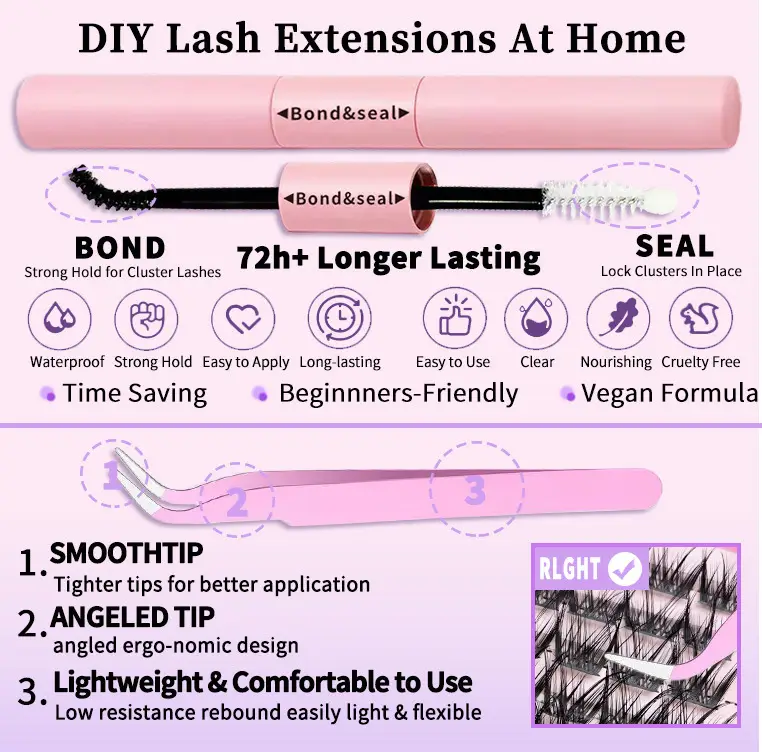 False Eyelashes Set Thick European American Middle Eastern — feature 11