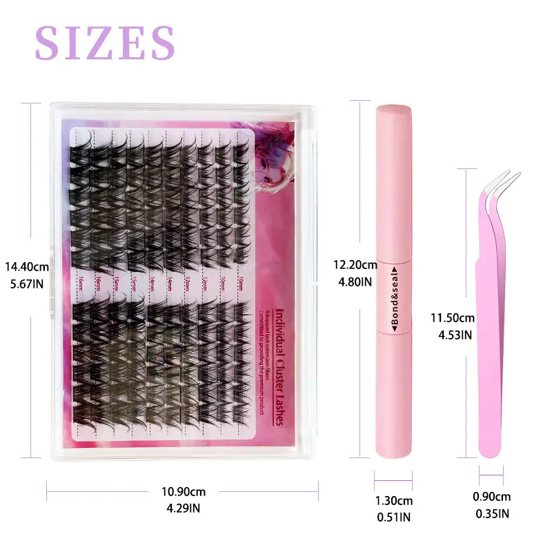 False Eyelashes Set Thick European American Middle Eastern — feature 13