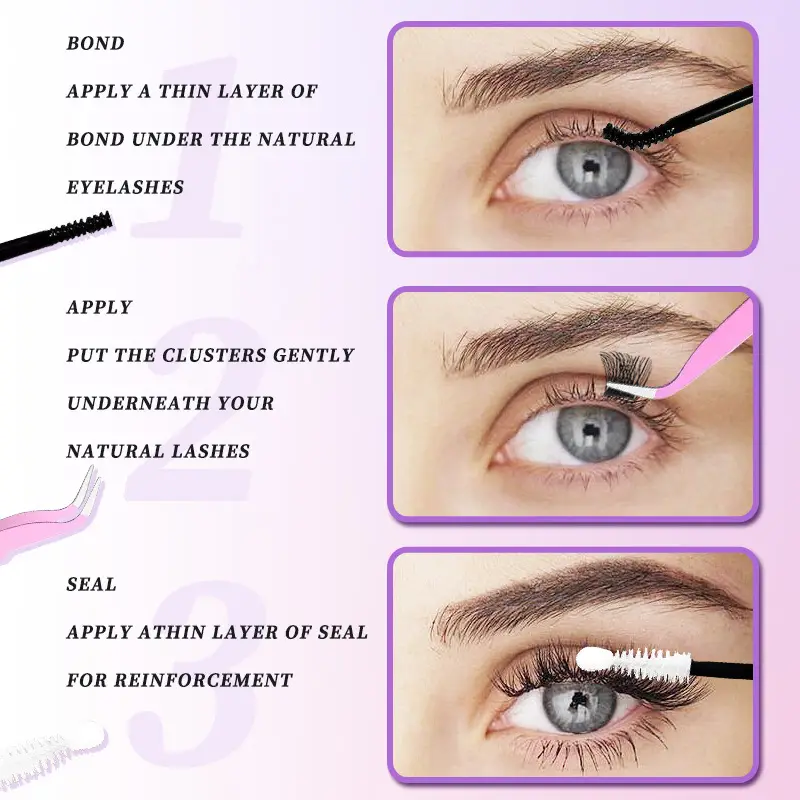 False Eyelashes Set Thick European American Middle Eastern — feature 14