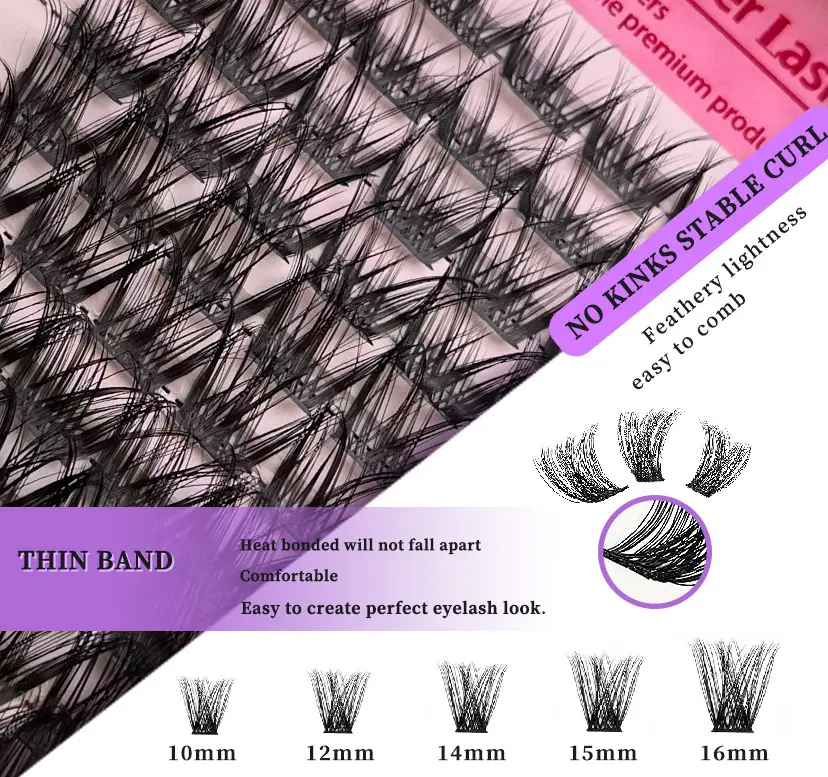 False Eyelashes Set Thick European American Middle Eastern — feature 8