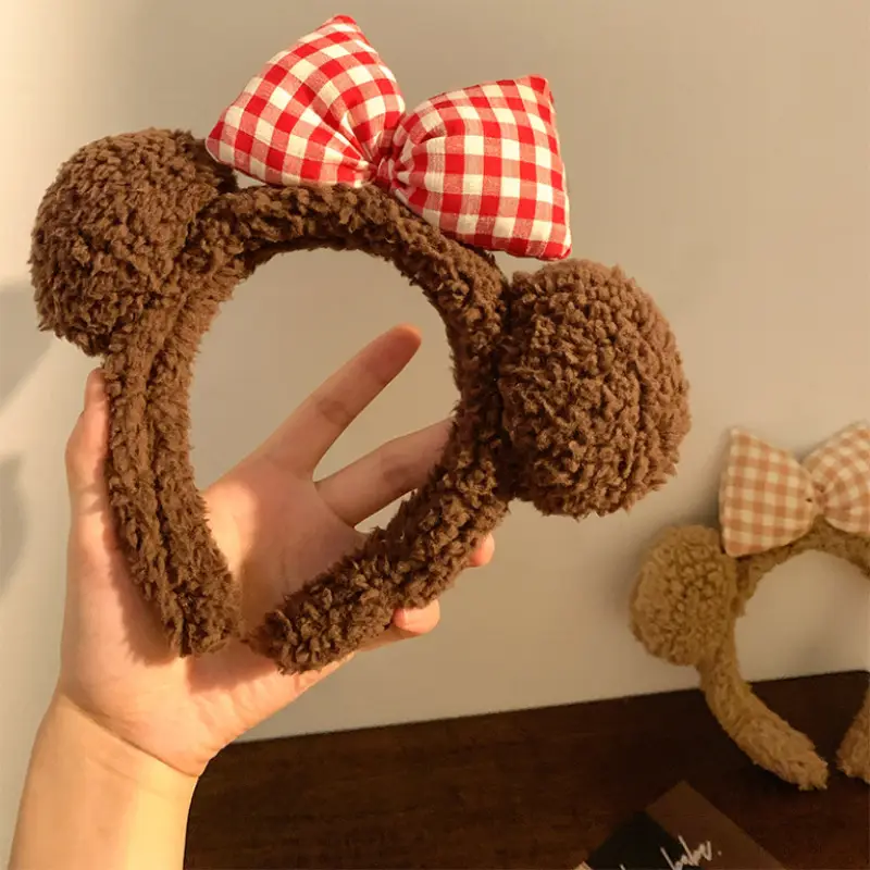 Cute Plush Heart Headband for Women - Image 40