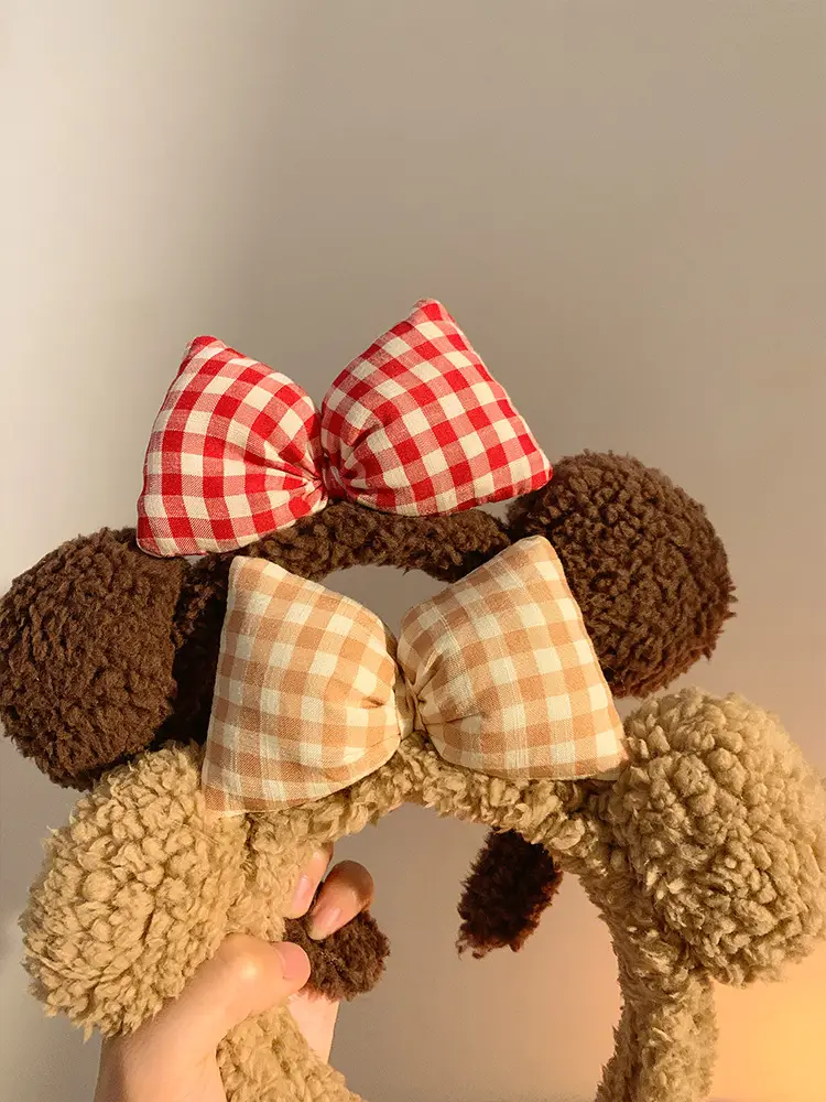 Cute Plush Heart Headband for Women — feature 2