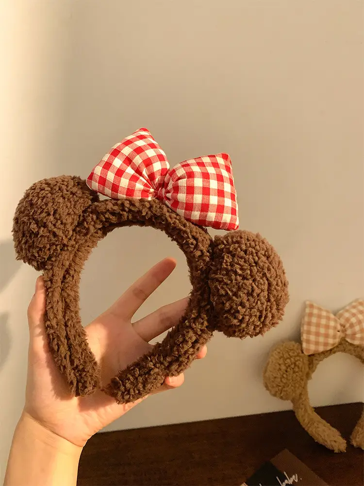 Cute Plush Heart Headband for Women — feature 5