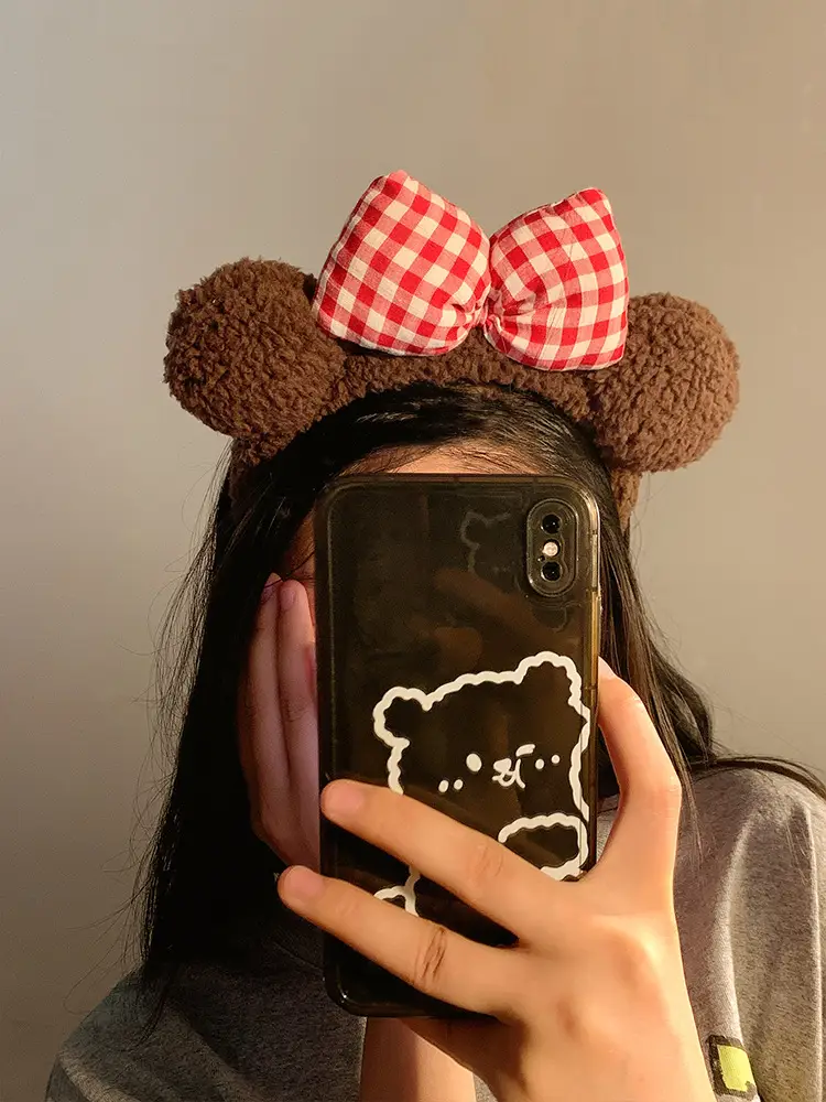 Cute Plush Heart Headband for Women — feature 6