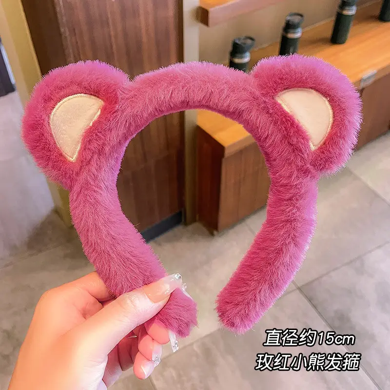 Cute Plush Heart Headband for Women - Image 17