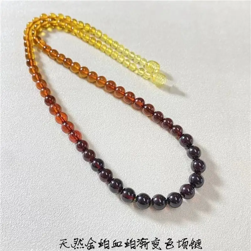 Natural Amber Beads Blood Amber Necklace for Women - Image 3