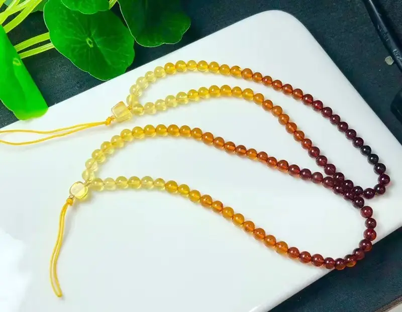 Natural Amber Beads Blood Amber Necklace for Women - Image 2