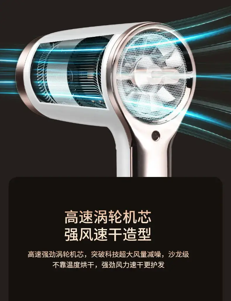 Fast Dry Hair Dryer with Constant Temperature Wall Mount — feature 12
