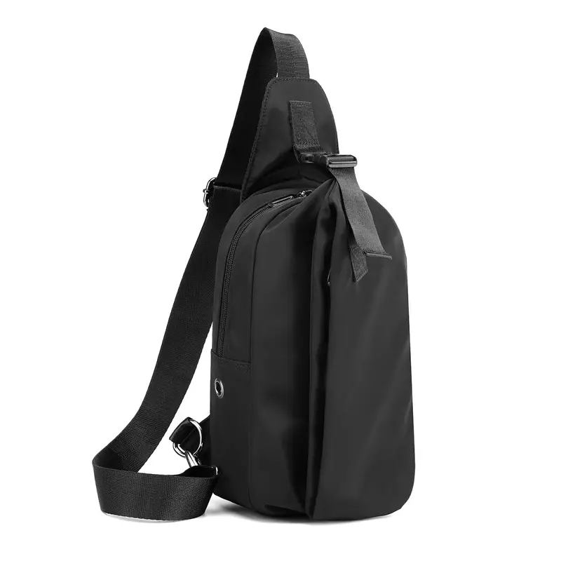 Men's Black Casual Crossbody Backpack Large Capacity — feature 21