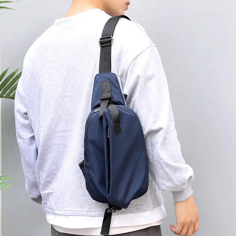 Men's Black Casual Crossbody Backpack Large Capacity — feature 27