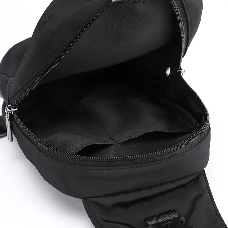 Men's Black Casual Crossbody Backpack Large Capacity — feature 6