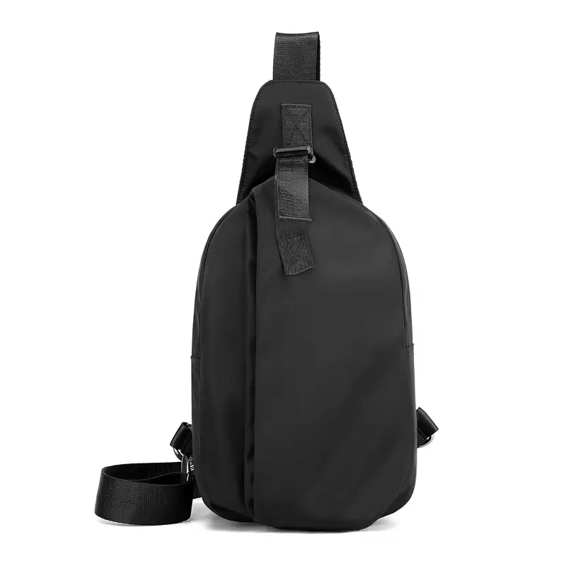 Men's Black Casual Crossbody Backpack Large Capacity - Image 2
