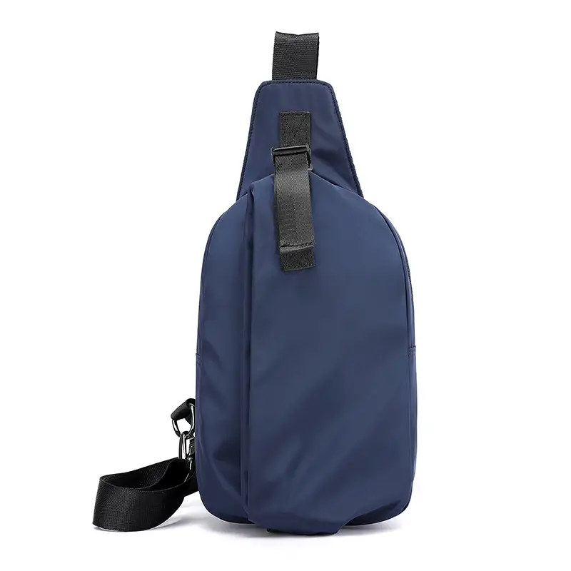 Men's Black Casual Crossbody Backpack Large Capacity - Image 3