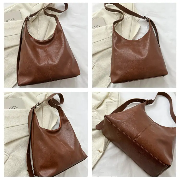 Korean Style One Shoulder Bag for Women Brown Tote — feature 7