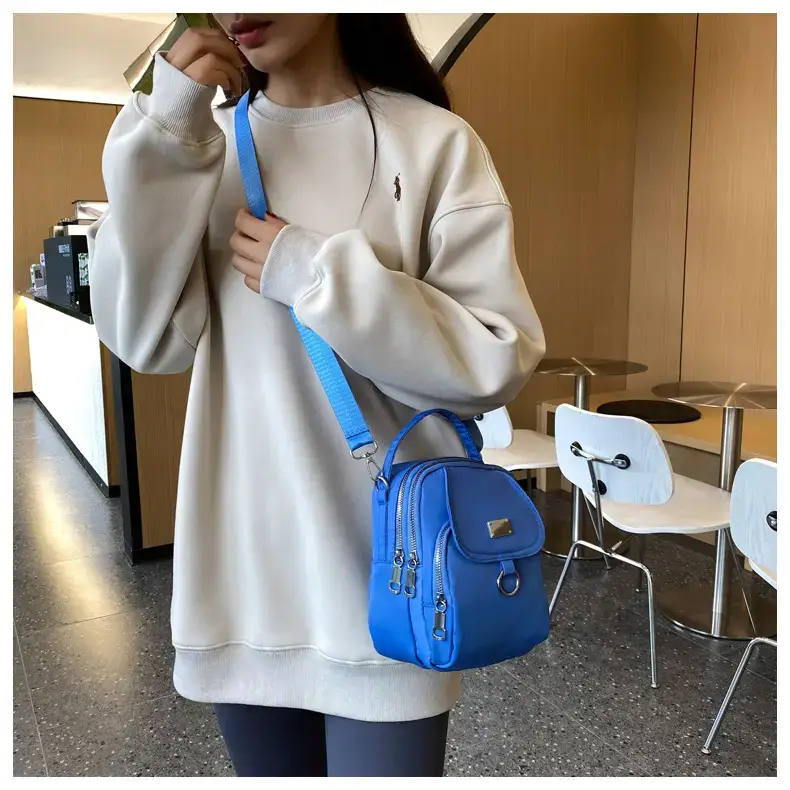 Red Oxford Cloth Mini Phone Bag for Women — feature 11