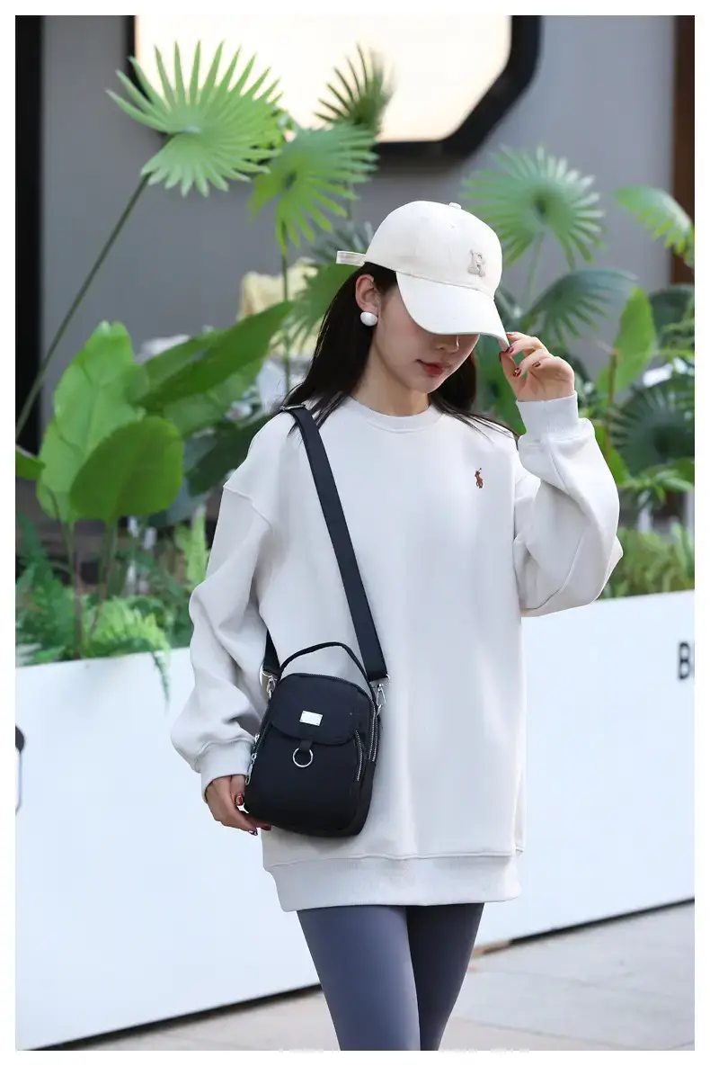 Red Oxford Cloth Mini Phone Bag for Women — feature 25