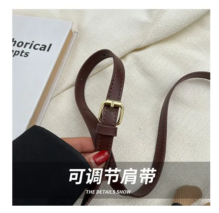Retro Rhombus Bag for Girls Shoulder Crossbody — feature 5