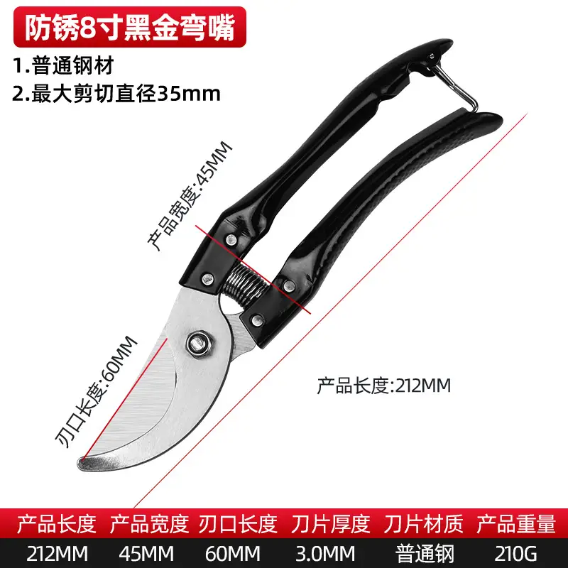 Black pruning shears