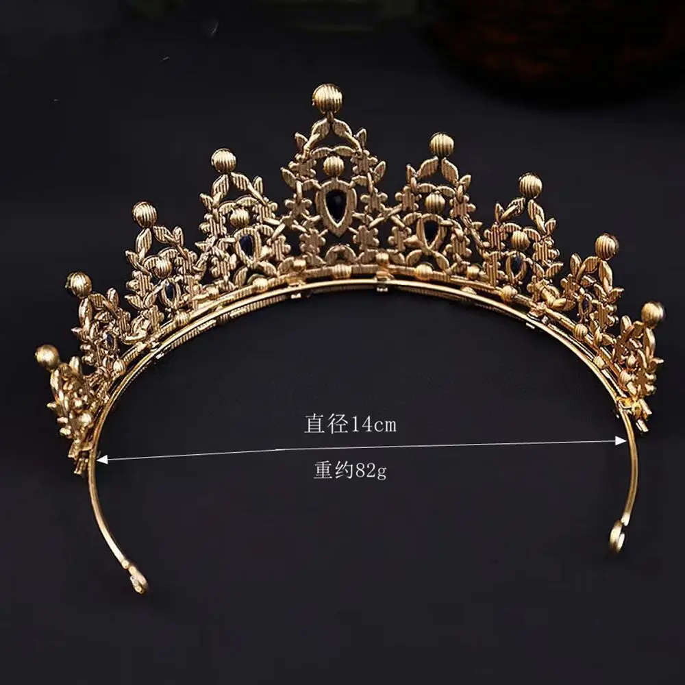 Black Crystal Bridal Tiara Crown for Girls — feature 9