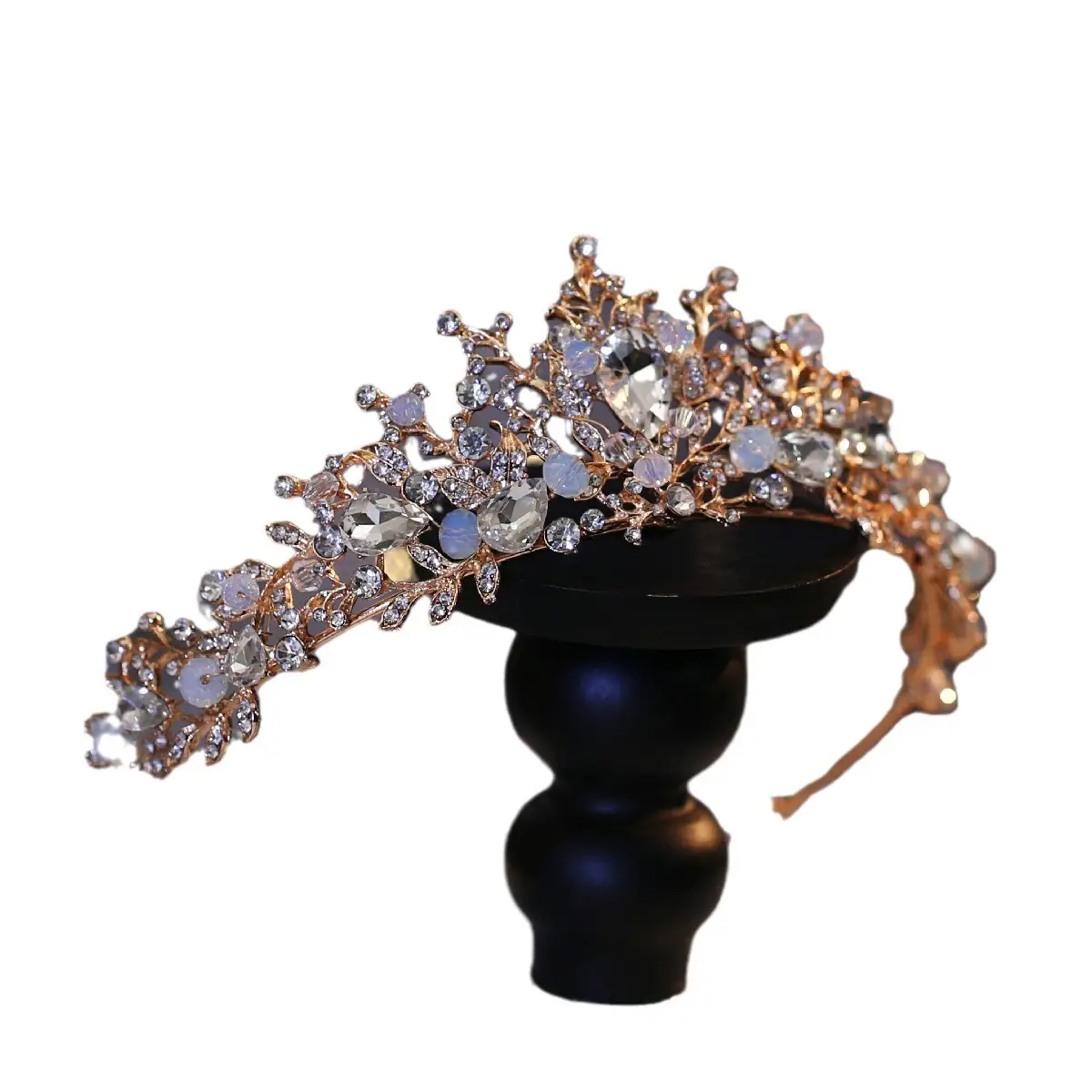 Princess Crown Hairband Diamond Bridal Accessory 14.5cm - Image 5